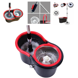 Mop Giratório com Cesto em Inox com Balde 13 Litros Centrífuga Snel Home - 7