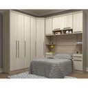 Ver imagem 1 de Jogo de Quarto Solteiro Modulado 029 Master Avelã Rústico/Ártico Rústico - Eucamóveis