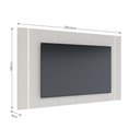 Ver imagem 3 de Painel TV até 75" Suspenso 236cm Chanfrado com LED Jasmine C04 - D'Rossi