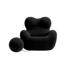 Ver imagem 2 de Poltrona Up5 Bb Italia La Mamma com Puff Cor Preta