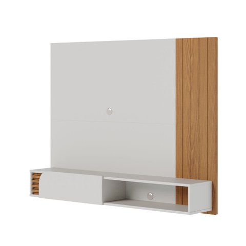 Home Suspenso Siena com Bancada 160 Porta Itens Off White Matte / Freijo