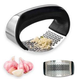 Amassador Picador e Triturador de Alho por Pressão Inox - 4