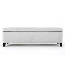 Ver imagem 7 de Recamier Bau Julia 1,20m Suede Branco - Inova Decor