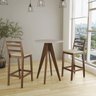 Conjunto com 2 Banquetas Madeira Maciça Denver - 2