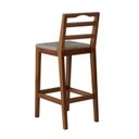 Ver imagem 4 de Conjunto com 3 Banquetas Madeira Maciça Denver Bege/Pinhão