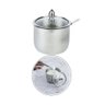 Açucareiro c/ Colher em Aço Inox e Tampa de Vidro 10x09cm UNYHOME. - 2