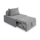 Ver imagem 1 de 4 em 1 Poltrona, Puff, Chaise e Cama Ares Cinza Estofama