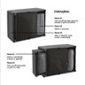4 em 1 Poltrona, Puff, Chaise e Cama Ares Cinza Estofama - 7