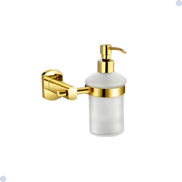 Kit Acessórios para Banheiro Redondo Dourado Gold 6 Peças - 5