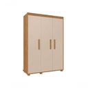 Ver imagem 1 de Guarda Roupa Solteiro Belize 100% Mdf Multiuso Camas Fênix Cinamomo-off White
