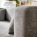 Ver imagem 4 de Sofá Cama Nômade 1,88m Xpand Tech Tecido Velourê Cinza Claro Cama Inbox