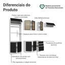 Ver imagem 4 de Armário de Cozinha Completa 270 cm Branco/Preto Glamy Madesa 17