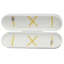 Ver imagem 4 de Estojo Branco Porta Escovas de Dente Creme Dental Portátil Crippa Mala Viagem Bolsa