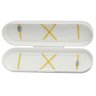 Estojo Branco Porta Escovas de Dente Creme Dental Portátil Crippa Mala Viagem Bolsa - 4