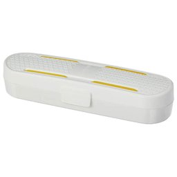 Estojo Branco Porta Escovas de Dente Creme Dental Portátil Crippa Mala Viagem Bolsa - 3