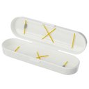 Ver imagem 2 de Estojo Branco Porta Escovas de Dente Creme Dental Portátil Crippa Mala Viagem Bolsa