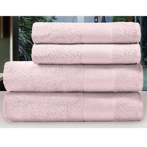Toalha Camesa Banho Domani Rosa Botane