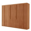 Ver imagem 1 de Guarda Roupa Casal Levi Mdf com 8 Portas 4 Gavetas Moderna Mobília