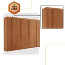 Ver imagem 5 de Guarda Roupa Casal Levi Mdf com 8 Portas 4 Gavetas Moderna Mobília