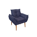 Ver imagem 2 de Kit 09 Cadeiras Poltronas Opala Clinica Salão Balaqui Decor Cor:Azul Marinho