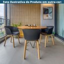 Ver imagem 7 de Kit 4 Cadeiras Toledo Fratini Assento em Polipropileno Branco Base Aço Acabamento Idêntico Á