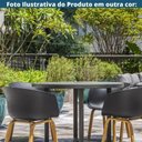 Ver mais imagens de Kit 4 Cadeiras Toledo Fratini Assento em Polipropileno Branco Base Aço Acabamento Idêntico Á
