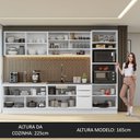 Ver imagem 6 de Armário de Cozinha Completa 310cm Branco Stella Madesa 02