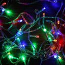 Ver imagem 2 de Cordão com 50 Lampadas de Led Formato Pequena Gota 5 Metros Fio Crystal Colorido