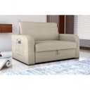 Ver imagem 4 de Sofá Cama Daiane 2 Lugares com Baú Boucle Millenium Matrix