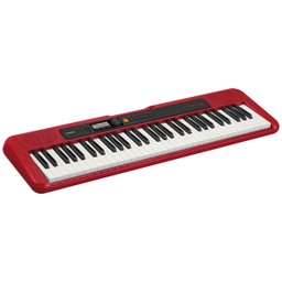 Teclado Musical Casiotone Basico Digital Vermelho Ct-s200rdc2-br - 1