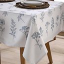 Ver imagem 1 de Toalha de Mesa Quadrada 140x140cm Clean Renova Ciana D - Dohler Estampado Digital