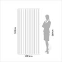 Ver imagem 6 de Painel Decorativo Ripado Mdf em Barra 89,5x183cm (1,64m²) Pa72 Dalla Costa-freijó