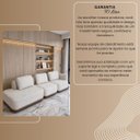 Ver mais imagens de Sofá 3 Lugares Elegante Confortavel Modulado Premiun Luxuoso Sala Quarto Recepção Boucle Bege Courin