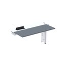Ver imagem 1 de Complemento de Plataforma Corporativa 160x792 CPLPSC160 160cm Industrial Grafito e Branco Cinza