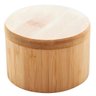 Saleiro de Bambu Redondo com Tampa 9cm X 6cm - 8