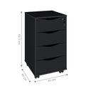 Ver imagem 3 de Jogo Escritório Completo Darmstadt Nogal Preto