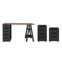 Ver imagem 1 de Jogo Escritório Completo Darmstadt Nogal Preto