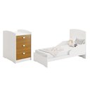 Ver imagem 5 de Berço Americano Multifuncional Atlanta Branco Fosco/savana - Reller Móveis