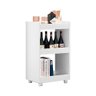 Balcão para Organizar Multiuso Modelo Jade para Casa Branco - 2