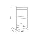 Ver imagem 3 de Balcão para Organizar Multiuso Modelo Jade para Casa Branco