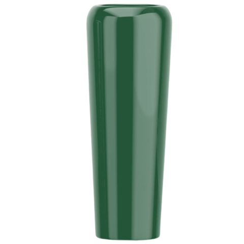 Vaso Decorativo Fibra de Vidro Florida P 65cm Verde Escuro Brilho Lindo Vaso