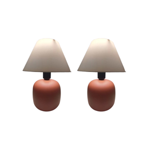 Kit 02 Abajur Luminaria de Ceramica Porcelana Bivolt