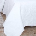Ver imagem 3 de Kit Cobre-leito Casal Dual Tone + 2 Porta Travesseiros - Branco Jolitex 33667
