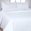 Ver imagem 2 de Kit Cobre-leito Casal Dual Tone + 2 Porta Travesseiros - Branco Jolitex 33667