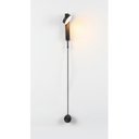 Ver imagem 1 de Arandela Moderna Preta 107cm Led 7W 3200K Bivolt PARIS LUZ