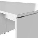 Ver imagem 6 de Espaço de Trabalho 6 Lugares 3,30m X 1,40m Pé Painel F5 Cor:branco