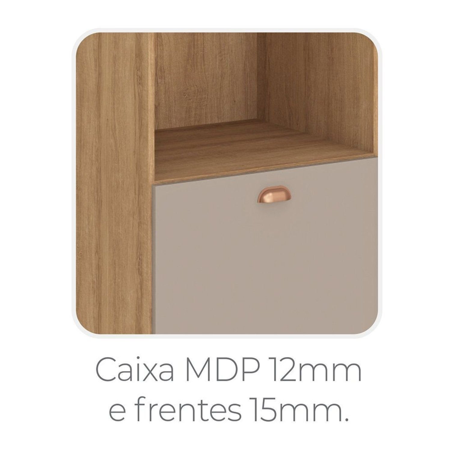 Cozinha Modulada 5 Peças com Torre Quente e Balcão com Tampo Marti