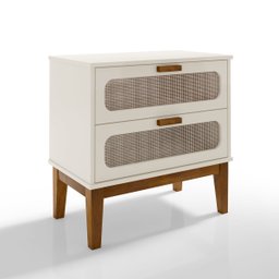 Mesinha de Cabeceira Linha Santorini 60cm de Largura e Altura:off - 3