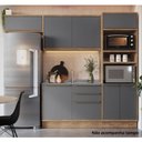 Ver imagem 1 de Cozinha Completa Modulada 4 Peças 7 Portas Viena Cinza/Freijó/Grafito