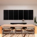 Ver imagem 2 de Painel Acústico Absorvedor Decorativo 120x60 Skal 8 Maestra Acústica:preto
